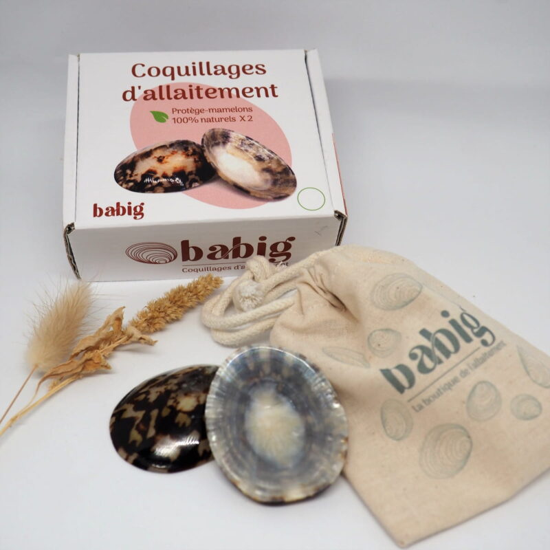 Coquillages D'allaitement Naturels – 2 Pièces – Pour Crevasses Et Irritation Des Mamelons – Écologique Et Confortable