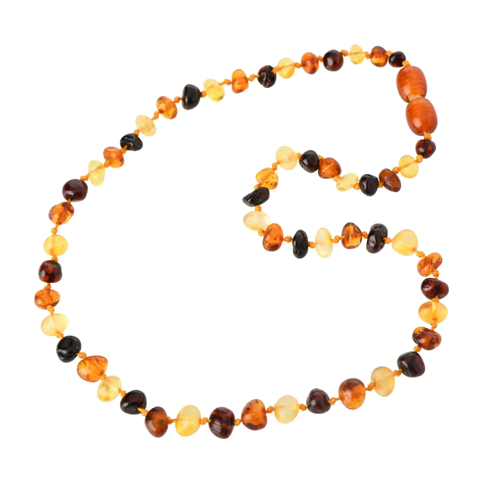 Collier ambre multicolore bien-être bébé