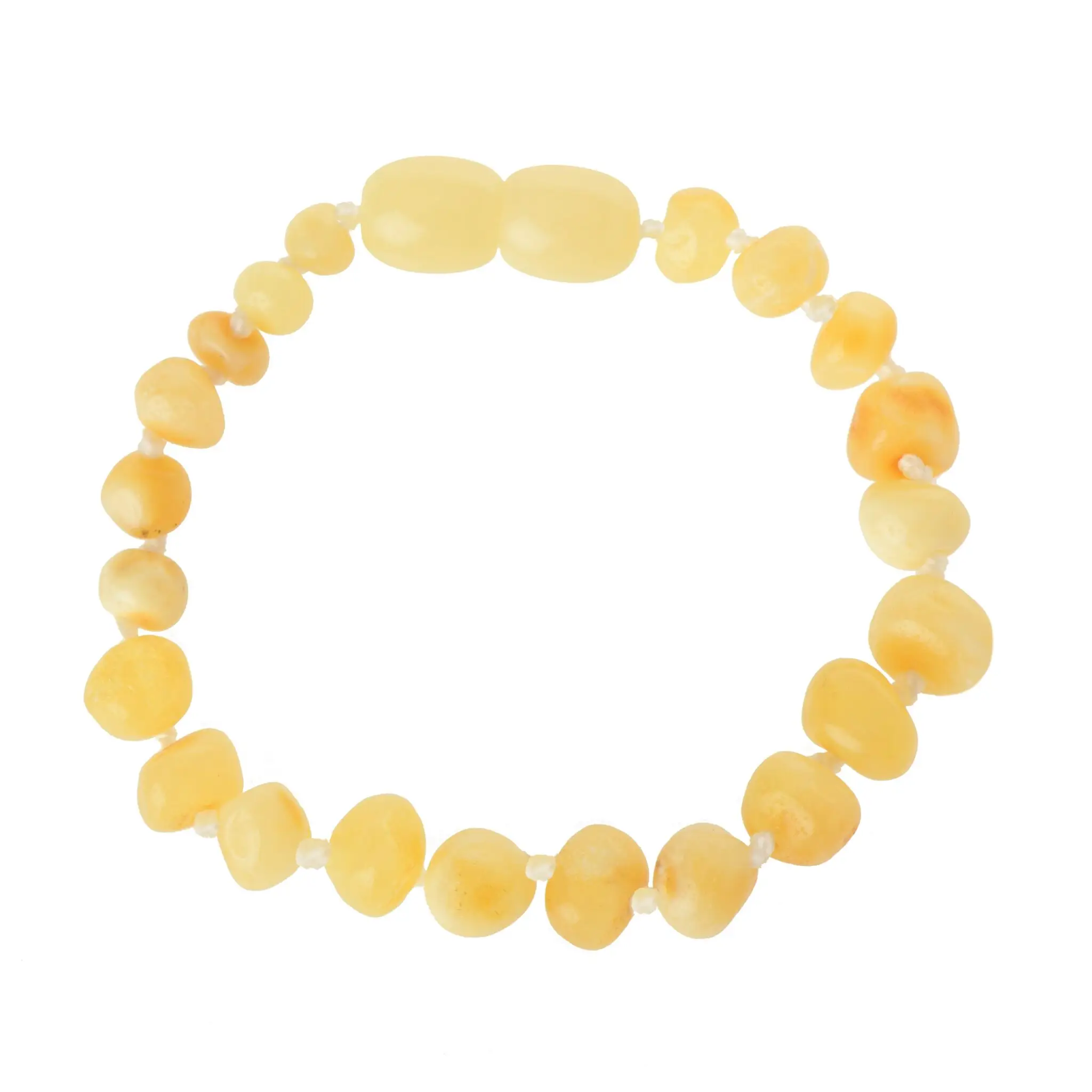 Collier ambre bébé laiteux
